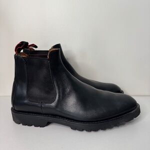 Allen Edmonds Tate Chelsea Boots Extralight Lug Sole - Black Leather | Size 12 D